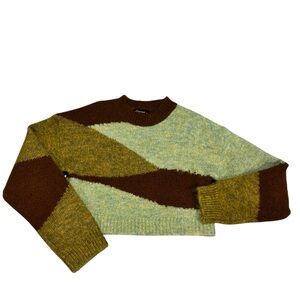 Olivaceous Brown and Green Sweater